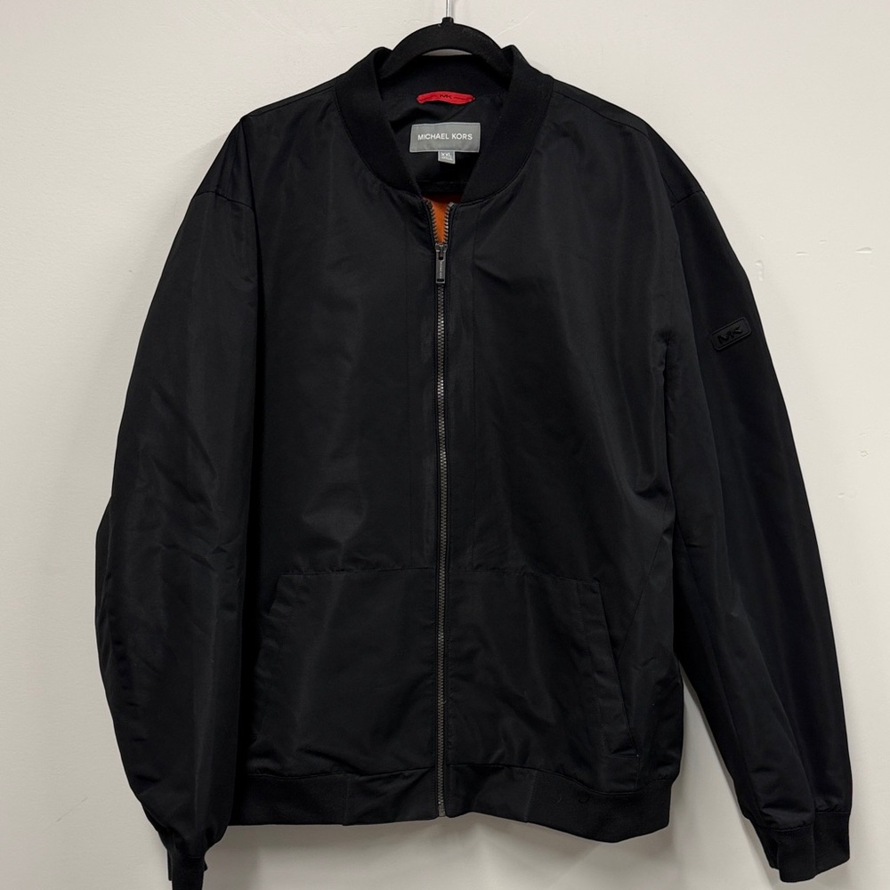 Michael Kors Men's Black Bomber Jacket XXL